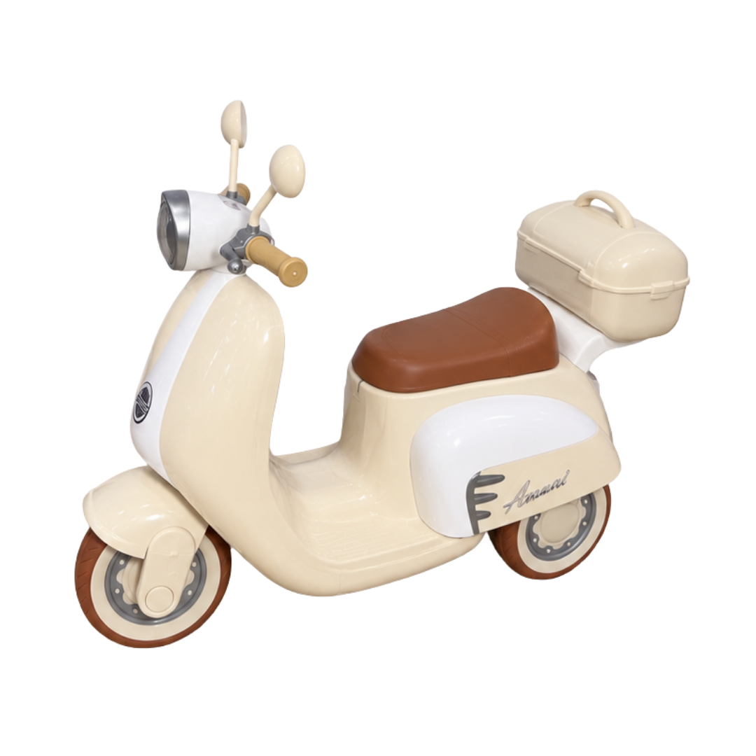 Moto Eléctrica Infantil Estilo Vespa – Diseño Retro Premium