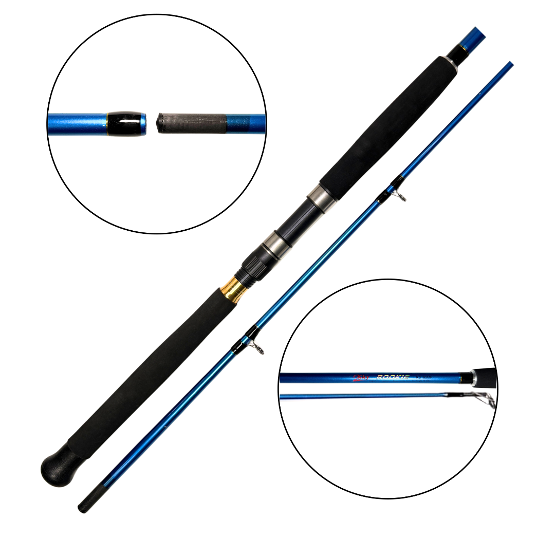 Vara de Pesca Rookie 210 cm – Grafito y Carbono