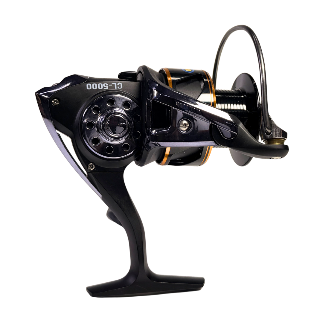 Carrete de Pesca Spinning 5000 CL-5000 | Grafito y Aluminio