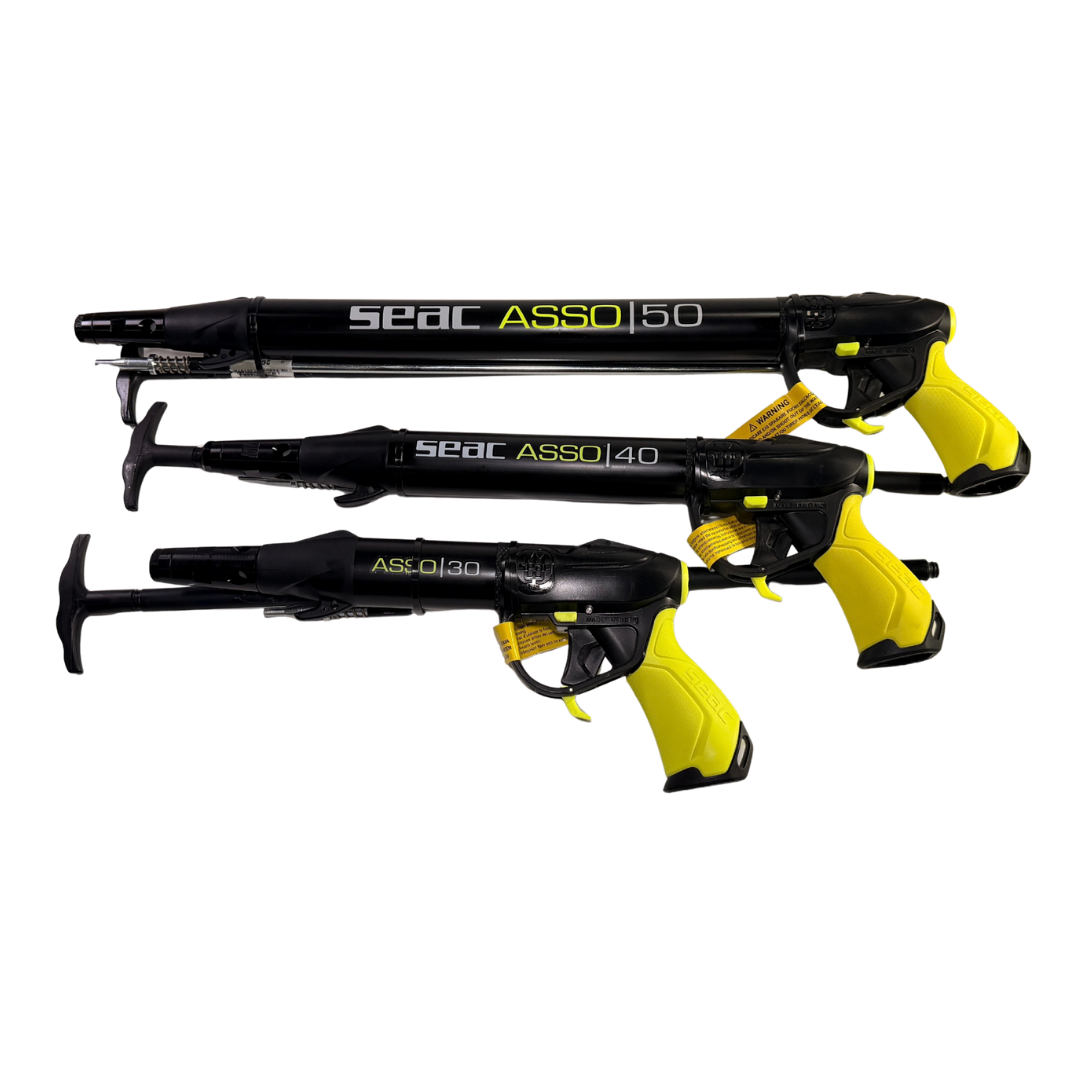 Arpón Neumático Seac Asso SR para Pesca Submarina - 30, 40 y 50 cm