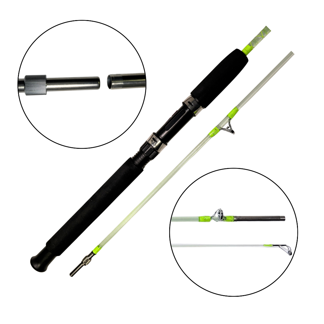 Vara de Pesca Crocodile 135 y 165 cm - Fibra de Vidrio
