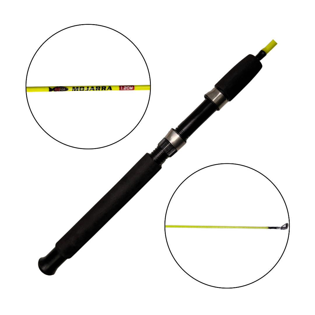 Vara de Pesca Wonder Fish Mojarra 120 cm - Fibra de Vidrio