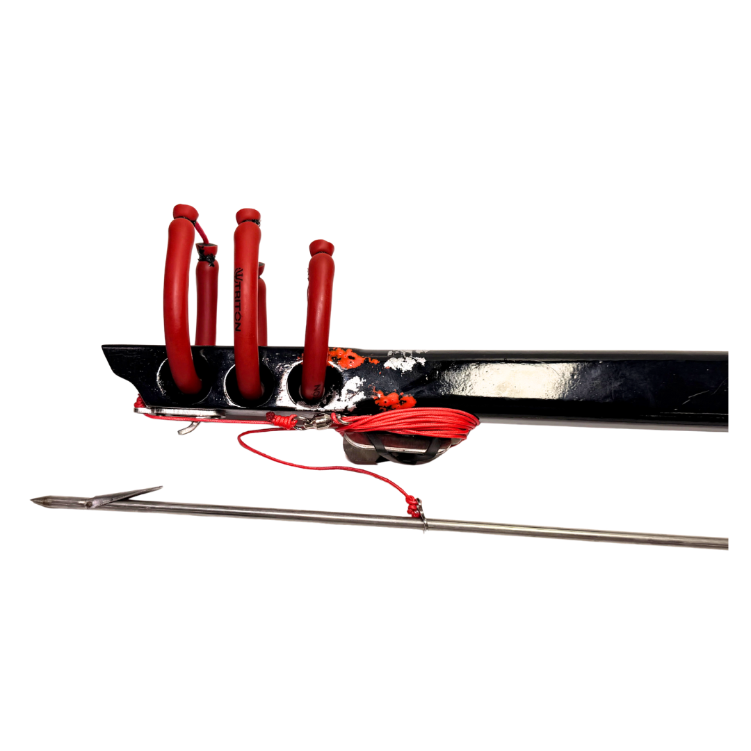 Arpón Artesanal de Madera con Porta Linterna 40, 50 y 60 cm
