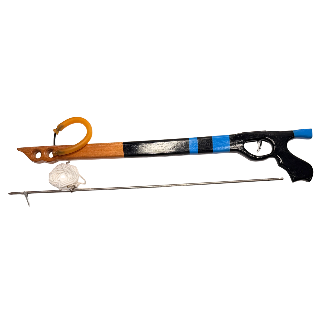 Arpón Artesanal de Madera con Porta Linterna 40, 50 y 60 cm