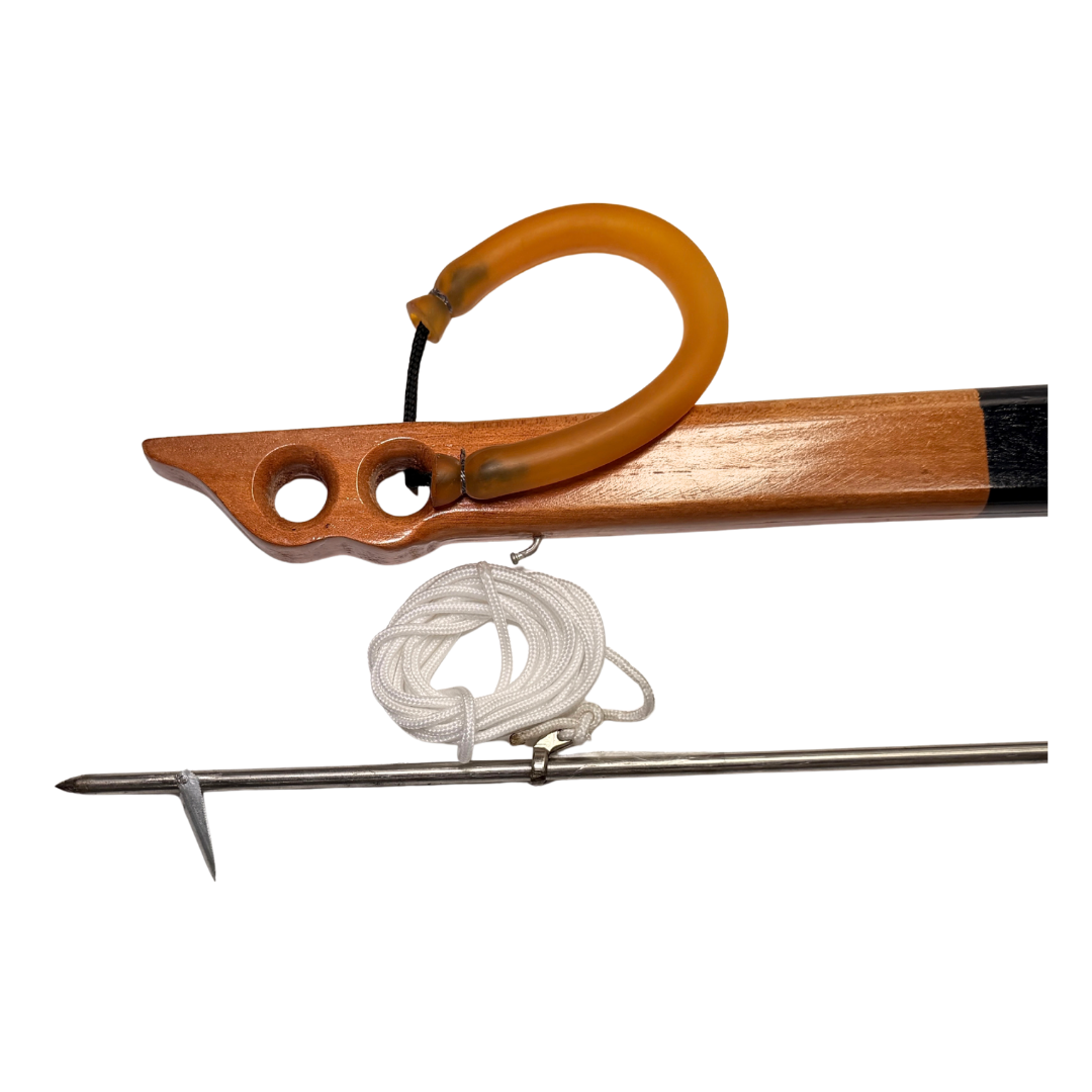 Arpón Artesanal de Madera con Porta Linterna 40, 50 y 60 cm