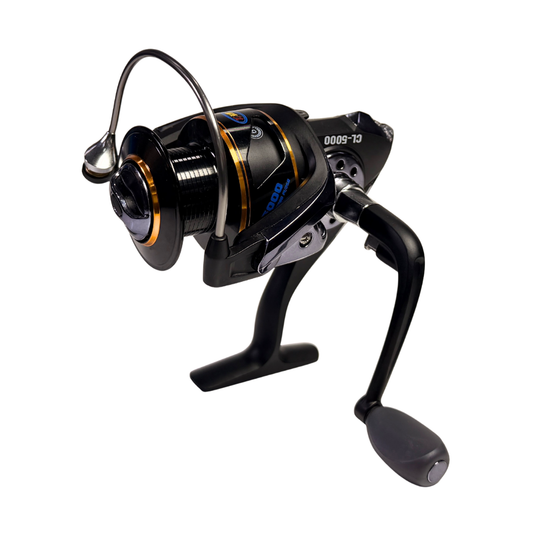 Carrete de Pesca Spinning 5000 CL-5000 | Grafito y Aluminio