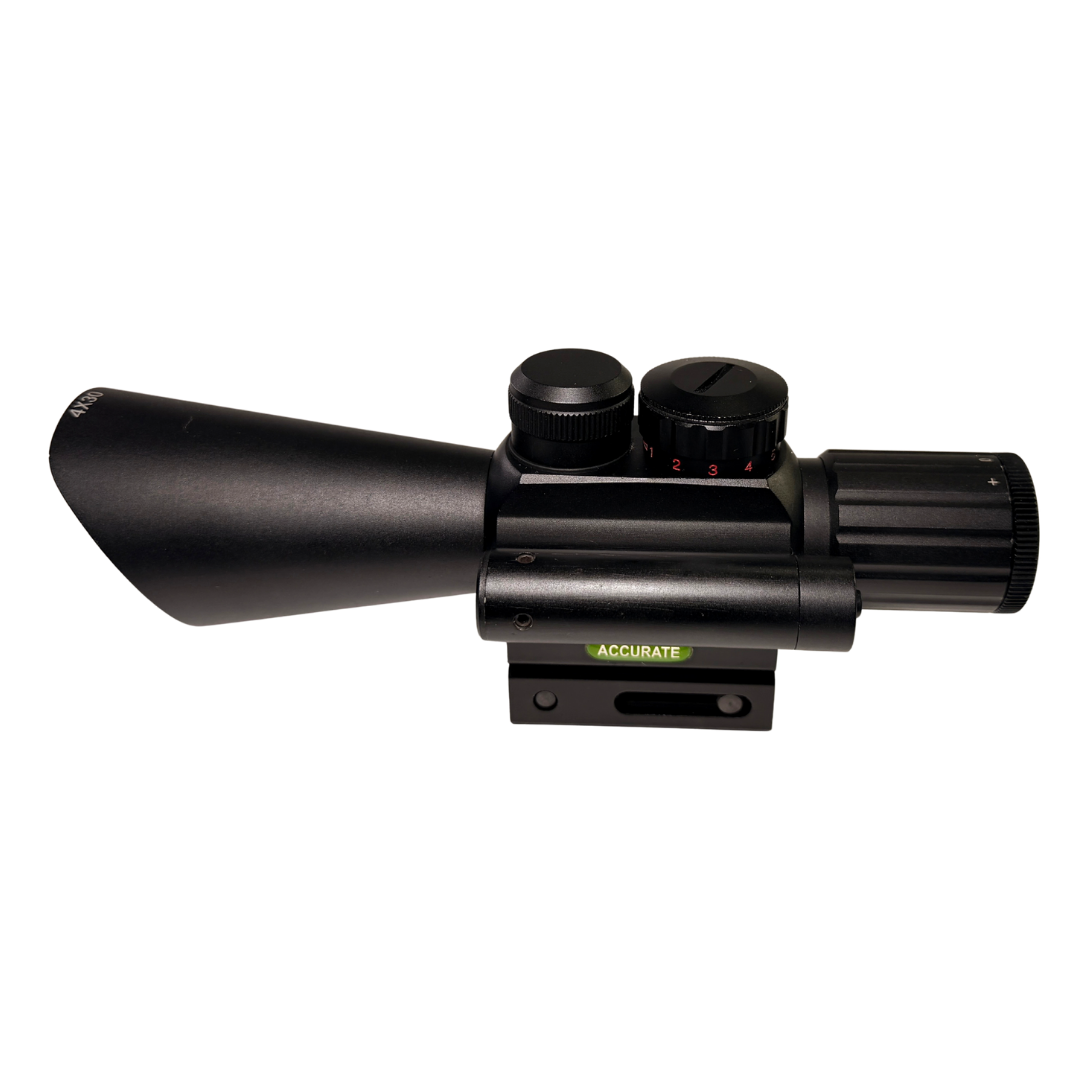 Mira Telescópica ACCURATE JGBG M7 4x30 con Láser