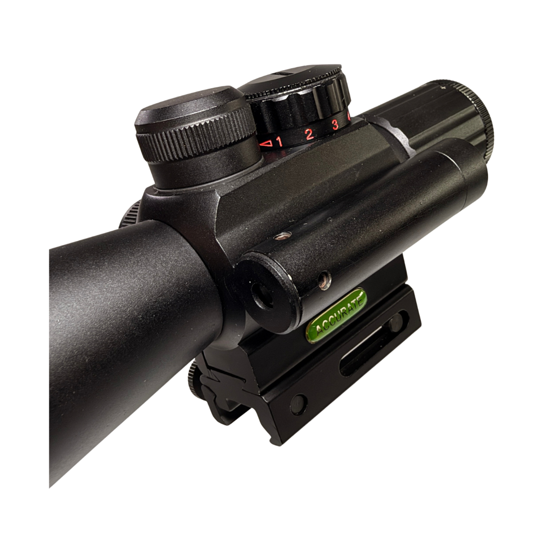 Mira Telescópica ACCURATE JGBG M7 4x30 con Láser