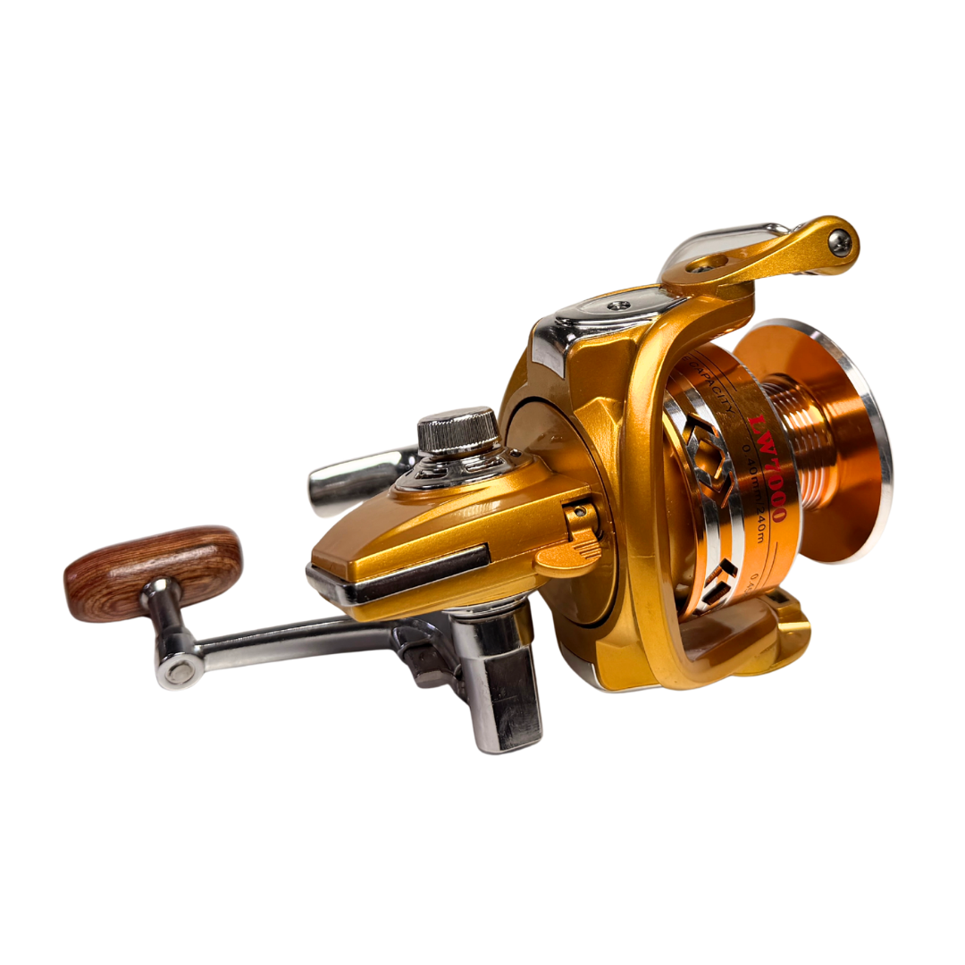 Carrete de Pesca LW7000 – Spinning 7000 Dorado