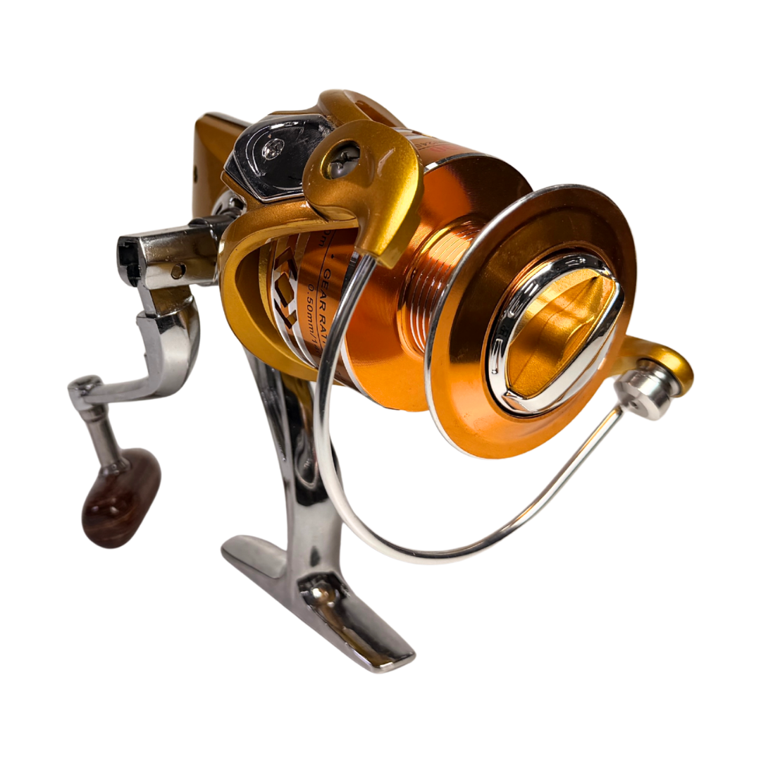 Carrete de Pesca LW7000 – Spinning 7000 Dorado
