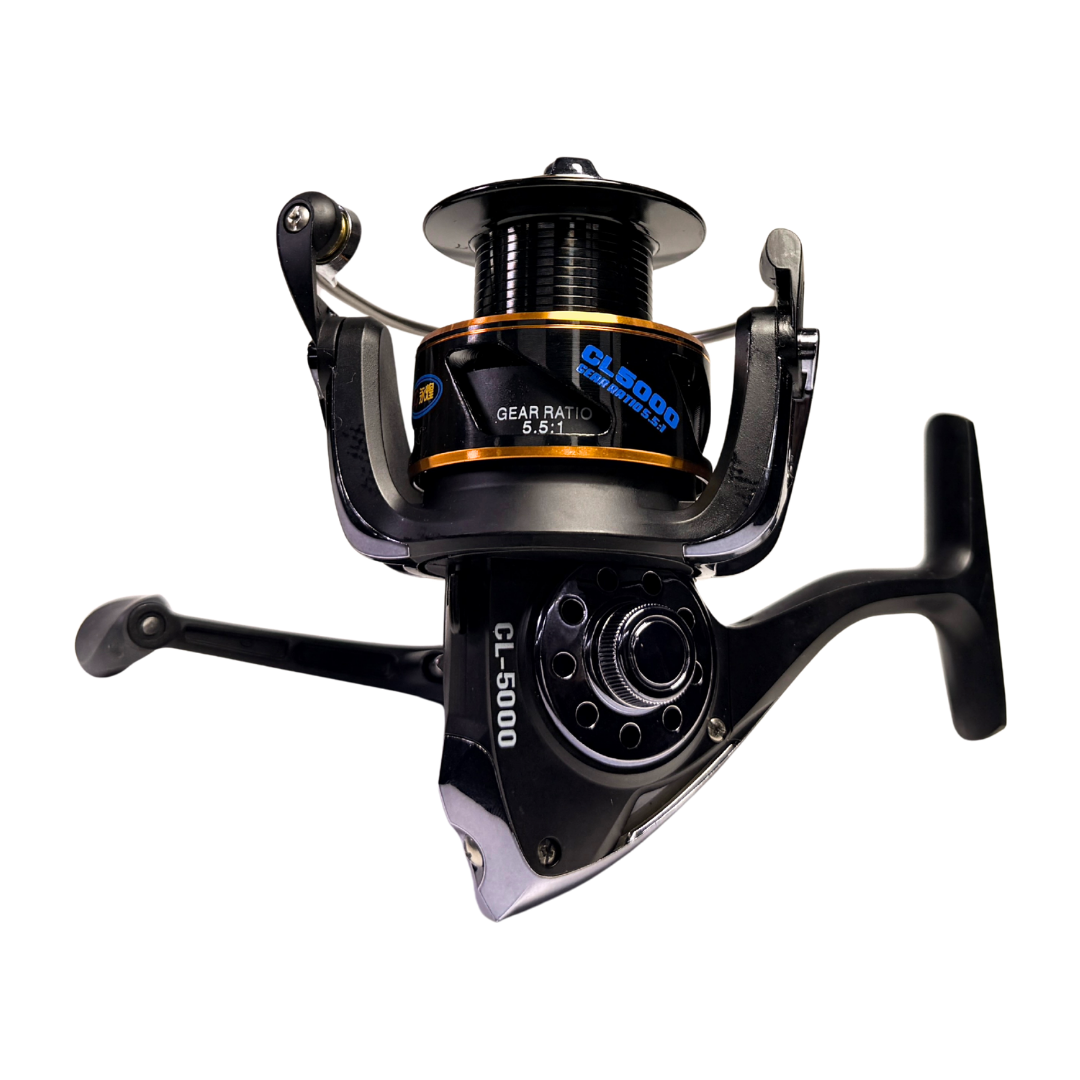 Carrete de Pesca Spinning 5000 CL-5000 | Grafito y Aluminio