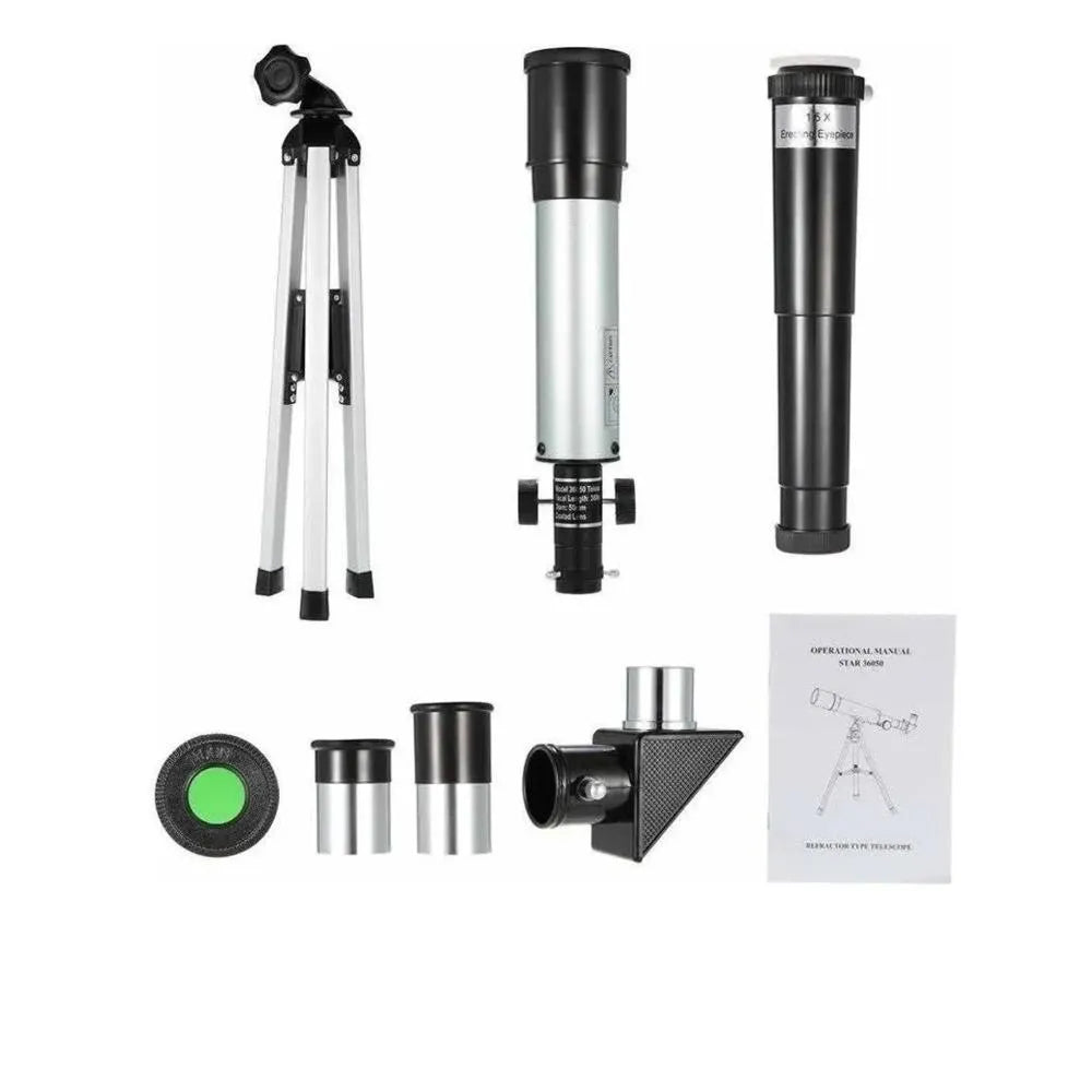 Telescopio Astronómico ONE PIXEL STAR36050 – 50 mm y 60x